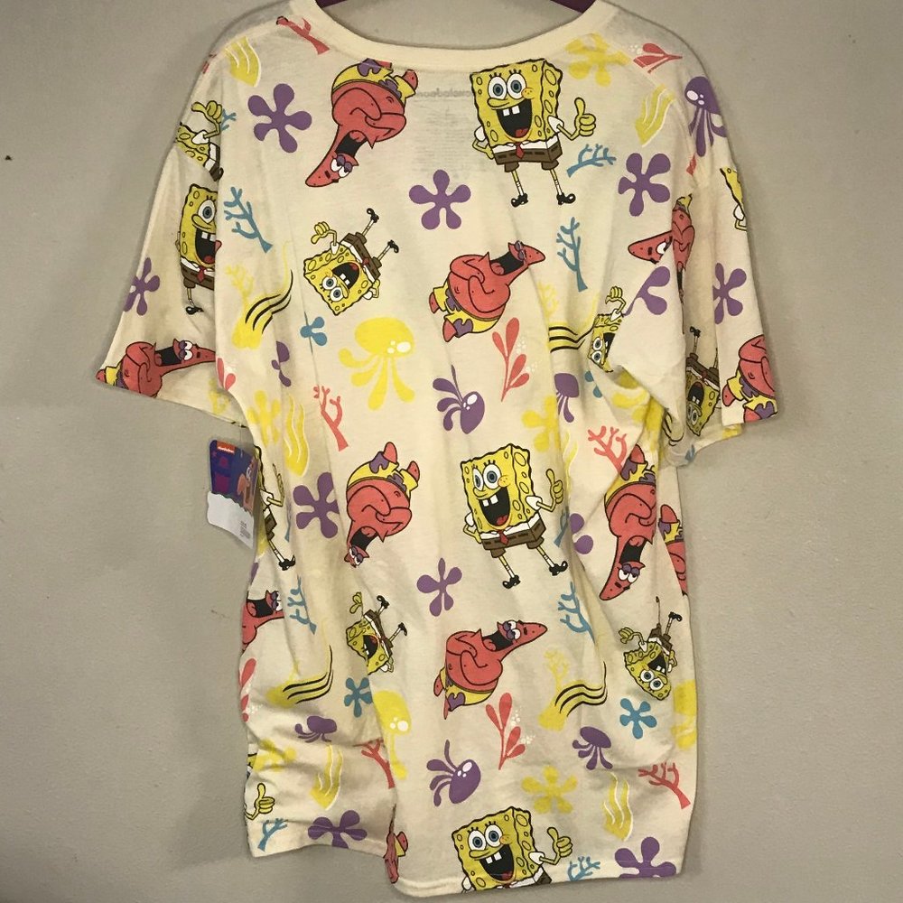 Nickelodeon SpongeBob Short Sleeve T Shirt - Picture 2 of 5